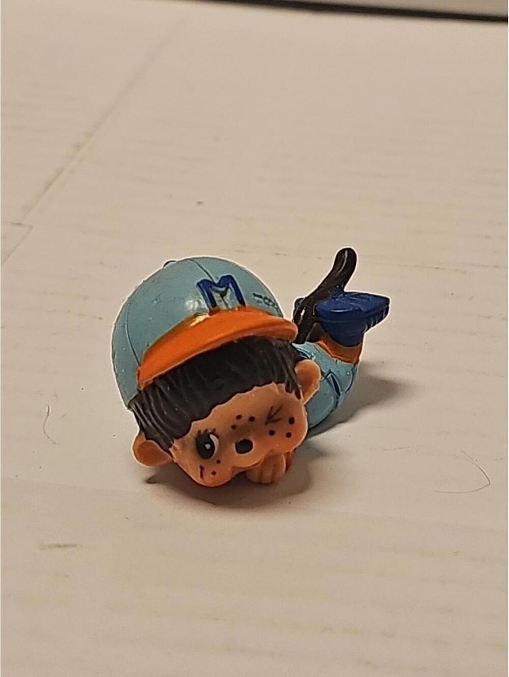 Vintage 1979 Sekiguachi Monchichi Sliding Into Base Pvc 1 X 2”